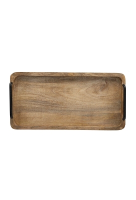 Jens Living Houten Dienblad Kelby Naturel 50x24.5x7.5cm 1stuks Jens Living Houten Dienblad Kelby Naturel 50x24.5x7.5cm 1stuks