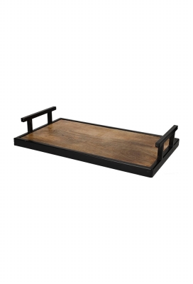 Jens Living Houten Dienblad Davin Large 46x26x8.5cm 1stuks Jens Living Houten Dienblad Davin Large 46x26x8.5cm 1stuks