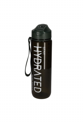 Norlander Waterfles Hydrated Groen 7.5x7.5x28cm 1stuks Norlander Waterfles Hydrated Groen 7.5x7.5x28cm 1stuks