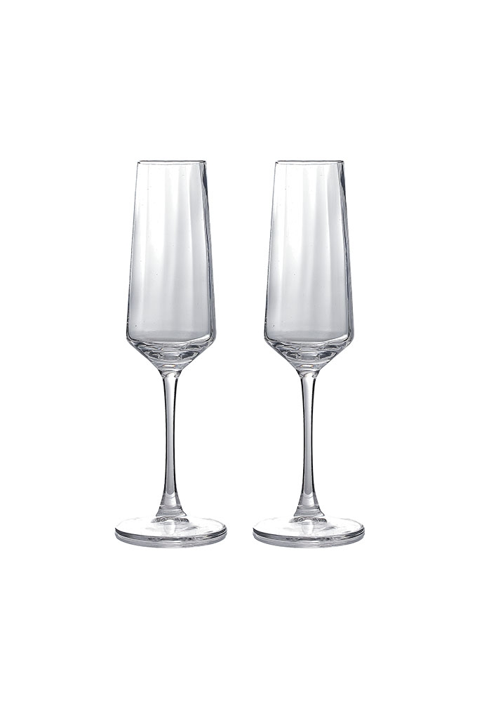 Jens Living Champagneglazen Elin set van 2stuks 4.4x7.5x24.7cm 1stuks