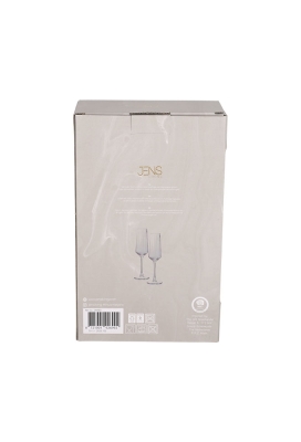 Jens Living Champagneglazen Elin set van 2stuks 4.4x7.5x24.7cm 1stuks