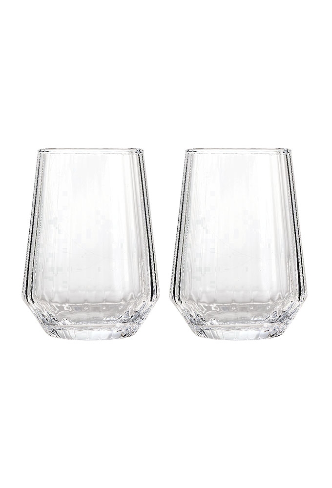 Jens Living Tumblers Elin set van 2stuks 8.5x8.5x12cm 1stuks