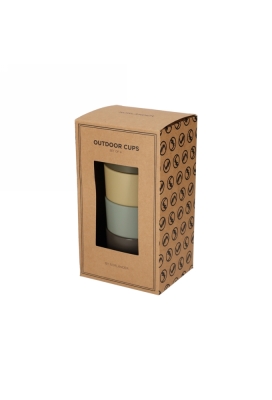 Norlander Outdoor Bekers set van 4stuks 12x9.5x6.8cm 1stuks Norlander Outdoor Bekers set van 4stuks 12x9.5x6.8cm 1stuks