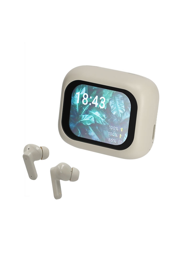 Brainz Anc & enc Display Earbuds Jade Taupe 5.95x5.1x2.7cm 1stuks