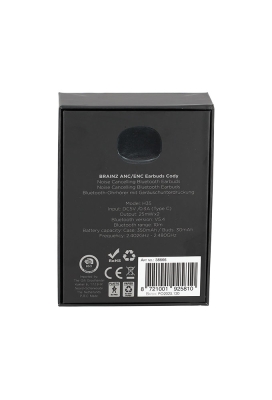 Brainz Anc Earbuds Cody Zwart 6.4x6x3.2cm 1stuks Brainz Anc Earbuds Cody Zwart 6.4x6x3.2cm 1stuks