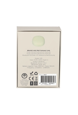 Brainz Anc Earbuds Cody Taupe 6.4x6x3.2cm 1stuks Brainz Anc Earbuds Cody Taupe 6.4x6x3.2cm 1stuks