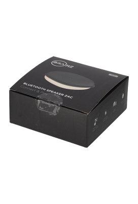 Brainz Speaker Zac Grijs 10x10x5cm 1stuks Brainz Speaker Zac Grijs 10x10x5cm 1stuks