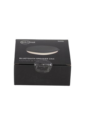 Brainz Speaker Zac Grijs 10x10x5cm 1stuks Brainz Speaker Zac Grijs 10x10x5cm 1stuks
