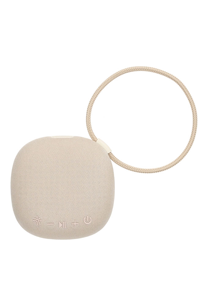 Brainz Speaker Zac Taupe 10x10x5cm 1stuks Brainz Speaker Zac Taupe 10x10x5cm 1stuks