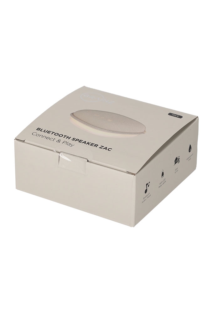 Brainz Speaker Zac Taupe 10x10x5cm 1stuks Brainz Speaker Zac Taupe 10x10x5cm 1stuks