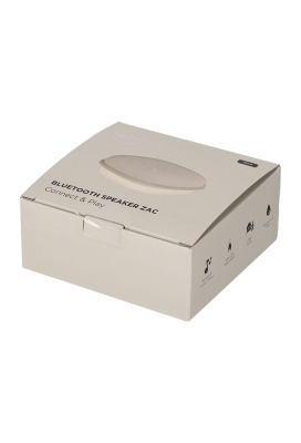 Brainz Speaker Zac Taupe 10x10x5cm 1stuks Brainz Speaker Zac Taupe 10x10x5cm 1stuks