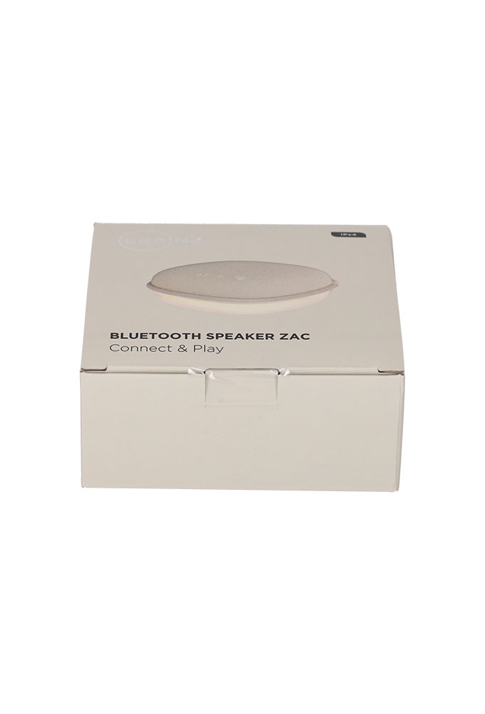 Brainz Speaker Zac Taupe 10x10x5cm 1stuks Brainz Speaker Zac Taupe 10x10x5cm 1stuks