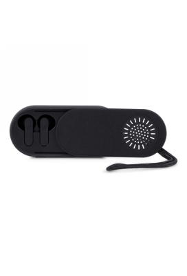 Brainz 2 in 1 Earbuds & Speaker Zwart 11x5x2.5cm 1stuks Brainz 2 in 1 Earbuds & Speaker Zwart 11x5x2.5cm 1stuks