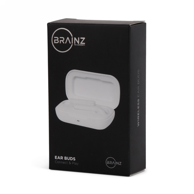 Brainz Bluetooth Earbuds Wit (brievenbus) 6x4.5x2.5cm 1stuks Brainz Bluetooth Earbuds Wit (brievenbus) 6x4.5x2.5cm 1stuks