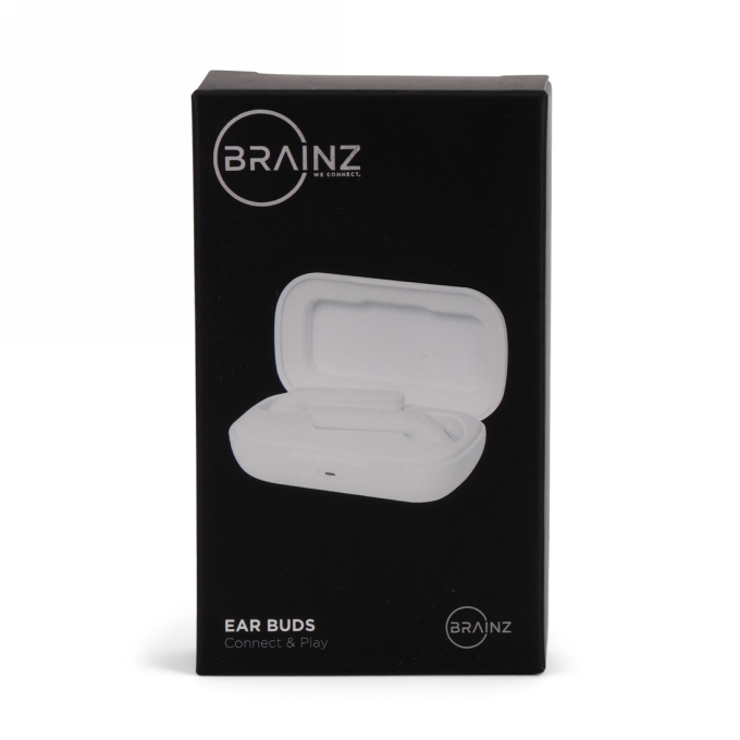 Brainz Bluetooth Earbuds Wit (brievenbus) 6x4.5x2.5cm 1stuks Brainz Bluetooth Earbuds Wit (brievenbus) 6x4.5x2.5cm 1stuks