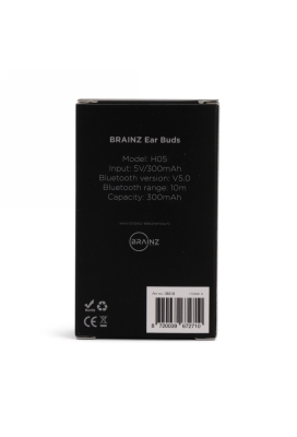 Brainz Bluetooth Earbuds Wit (brievenbus) 6x4.5x2.5cm 1stuks Brainz Bluetooth Earbuds Wit (brievenbus) 6x4.5x2.5cm 1stuks