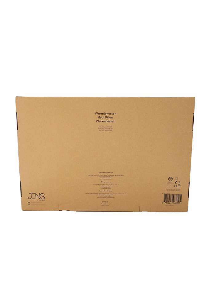 Jens Living Warmtekussen Rpet 60x40 Taupe 60x40x11cm 1stuks
