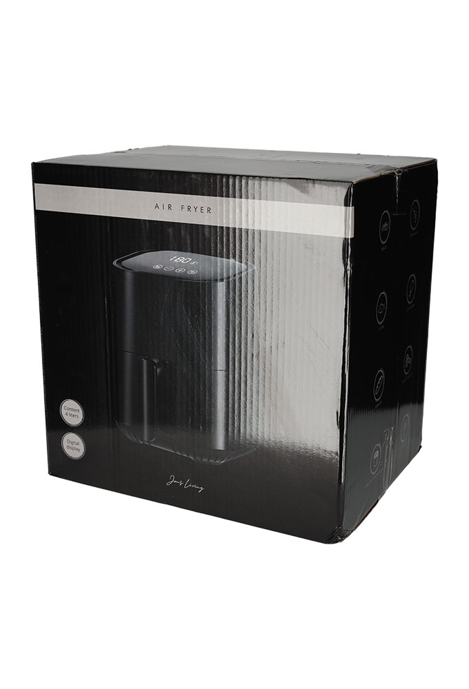 Jens Living Air Fryer 4l 27x32x31cm 1stuks Jens Living Air Fryer 4l 27x32x31cm 1stuks