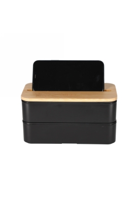Jens Living Lunchbox Jake Zwart 18.5x10.5x9.7cm 1stuks Jens Living Lunchbox Jake Zwart 18.5x10.5x9.7cm 1stuks