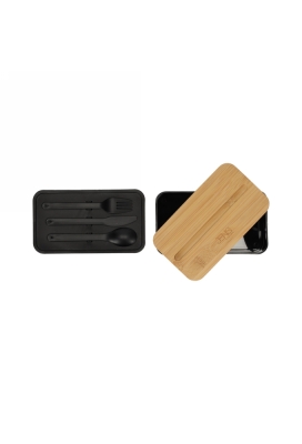 Jens Living Lunchbox Jake Zwart 18.5x10.5x9.7cm 1stuks Jens Living Lunchbox Jake Zwart 18.5x10.5x9.7cm 1stuks