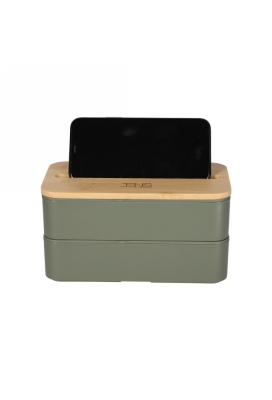 Jens Living Lunchbox Jake Groen 18.5x10.5x9.7cm 1stuks Jens Living Lunchbox Jake Groen 18.5x10.5x9.7cm 1stuks