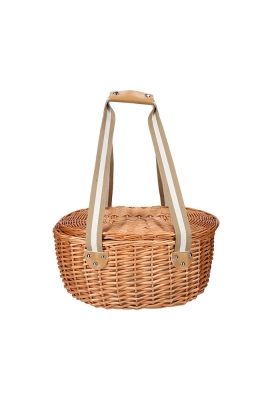 Jens Living Picknickmand Ovaal 43x33x21cm 1stuks Jens Living Picknickmand Ovaal 43x33x21cm 1stuks
