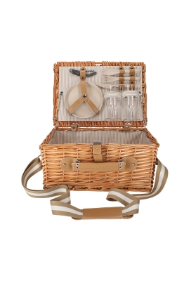 Jens Living Picknickmand Rechthoek 38x30x18.5cm 1stuks Jens Living Picknickmand Rechthoek 38x30x18.5cm 1stuks