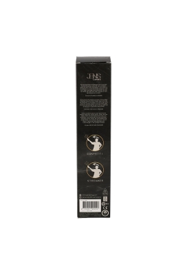 Jens Living Duo Confetti Streamer Zwart 5x5x25.2cm 1stuks Jens Living Duo Confetti Streamer Zwart 5x5x25.2cm 1stuks