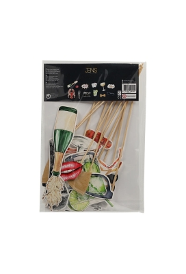 Jens Living Photo Props Party 18.2x0.3x26.5cm 1stuks Jens Living Photo Props Party 18.2x0.3x26.5cm 1stuks