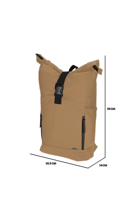 Norlander Dull Pu Fiets Rugtas 2.0 Bruin 39x22x52cm 1stuks Norlander Dull Pu Fiets Rugtas 2.0 Bruin 39x22x52cm 1stuks