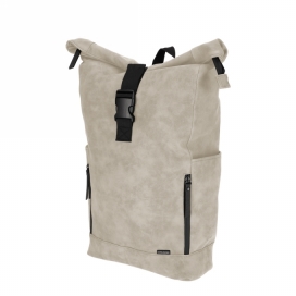 Norlander Nubuck Fiets Rugtas Taupe 30x14x56cm 1stuks Norlander Nubuck Fiets Rugtas Taupe 30x14x56cm 1stuks