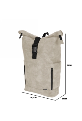 Norlander Nubuck Fiets Rugtas Taupe 30x14x56cm 1stuks Norlander Nubuck Fiets Rugtas Taupe 30x14x56cm 1stuks