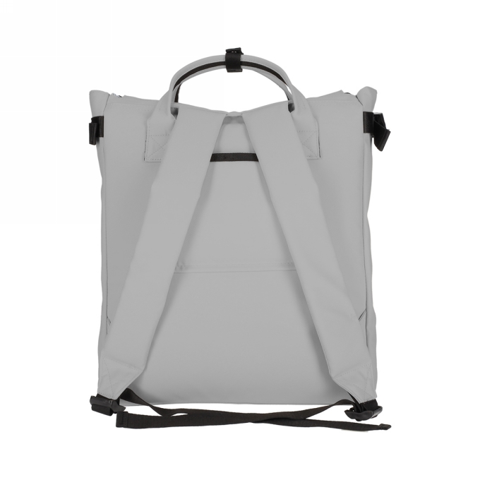 Norlander Fiets Shopper Rugtas Boston Grijs 32x12x41cm 1stuks