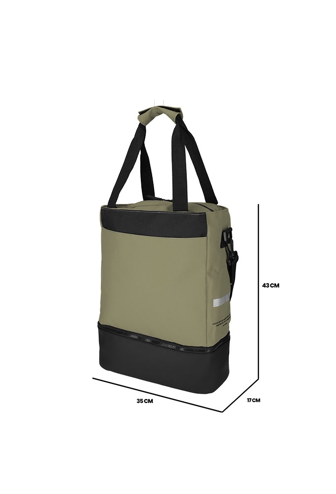 Norlander S.g. Fiets Shopper Met Koelvak Rpet Olijfgroen 35x17x43cm1st