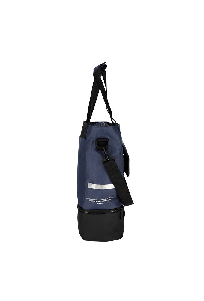 Norlander S.g. Fiets Shopper Met Koelvak Rpet Blauw 35x17x43cm 1stuks