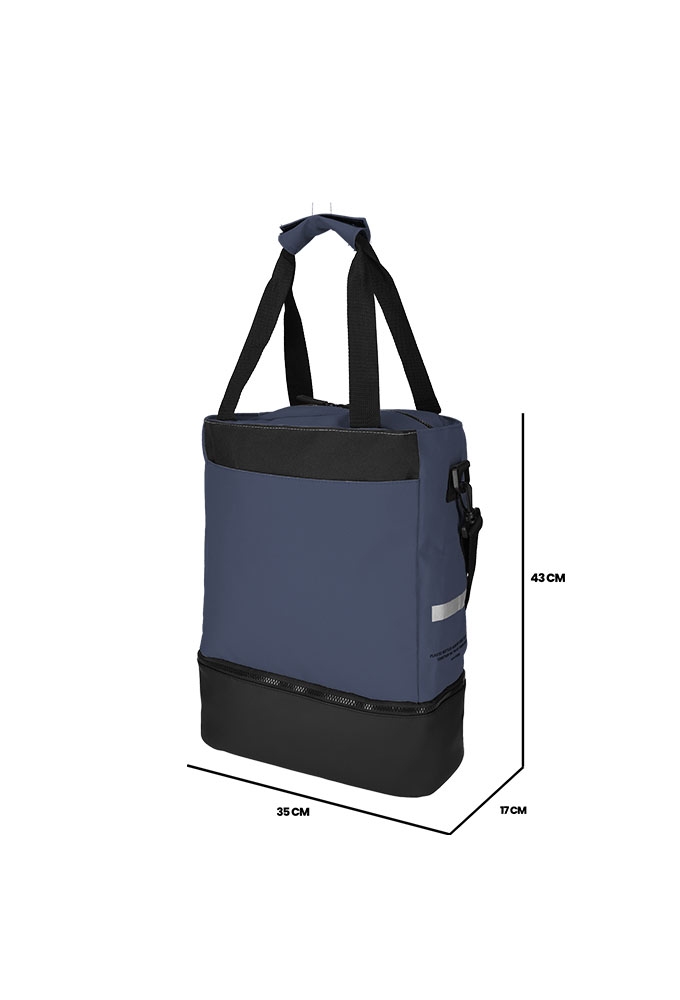 Norlander S.g. Fiets Shopper Met Koelvak Rpet Blauw 35x17x43cm 1stuks