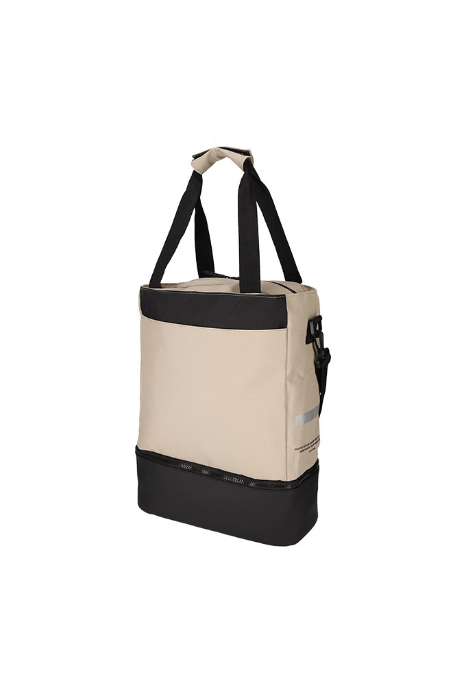 Norlander S.g. Fiets Shopper Met Koelvak Rpet Taupe 35x17x43cm 1stuks
