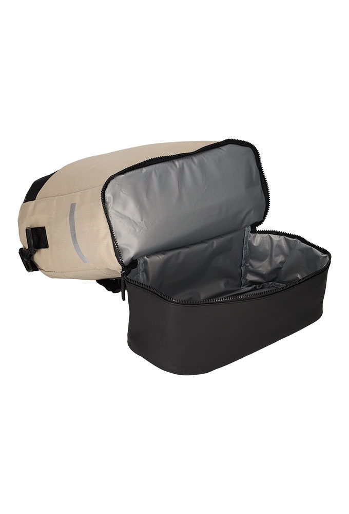 Norlander S.g. Fiets Shopper Met Koelvak Rpet Taupe 35x17x43cm 1stuks