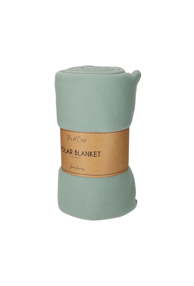 Jens Living Polar Plaid Groen 130x180x0.2cm 1stuks