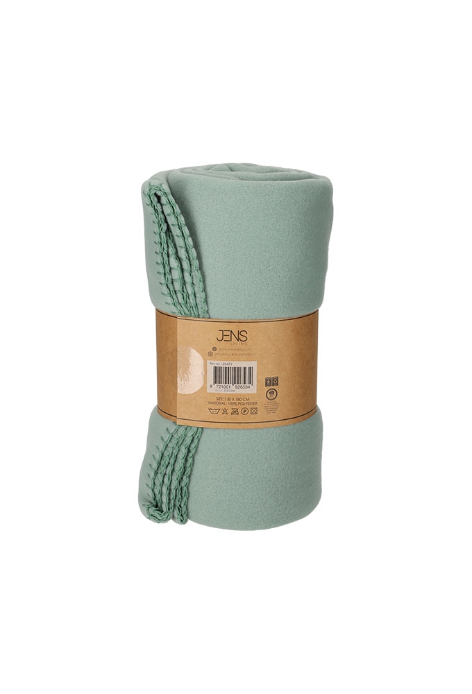 Jens Living Polar Plaid Groen 130x180x0.2cm 1stuks