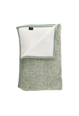 Jens Living Sherpa Plaid Groen 130x160x0.5cm 1stuks Jens Living Sherpa Plaid Groen 130x160x0.5cm 1stuks