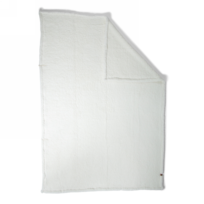 Jens Living Teddy Plaid Wit 160x120x0.5cm 1stuks