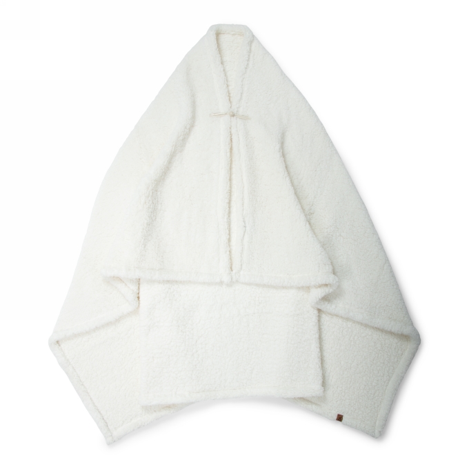 Jens Living Teddy Plaid Wit 160x120x0.5cm 1stuks