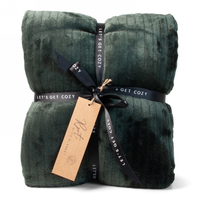 Jens Living Gift Plaid Rpet Groen 120x160x0.3cm 1stuks
