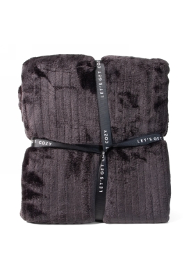 Jens Living Gift Plaid Rpet Zwart 120x160x0.3cm 1stuks