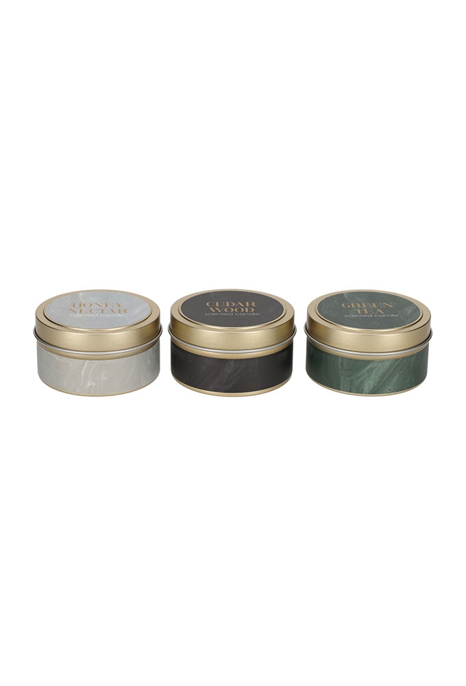 Jens Living Scent of Joy Kaarsen set van 3stuks 7x7x3.7cm 1stuks Jens Living Scent of Joy Kaarsen set van 3stuks 7x7x3.7cm 1stuks
