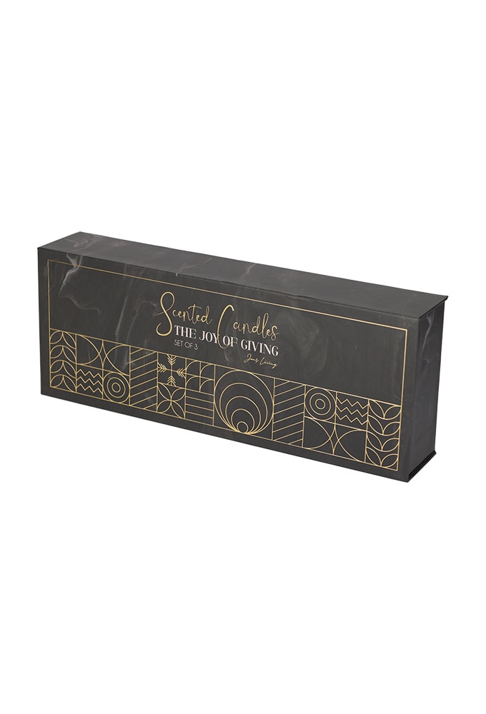Jens Living Scent of Joy Kaarsen set van 3stuks 7x7x3.7cm 1stuks Jens Living Scent of Joy Kaarsen set van 3stuks 7x7x3.7cm 1stuks