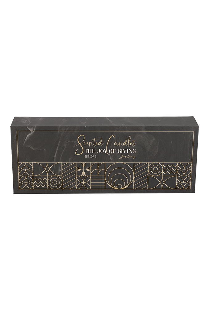 Jens Living Scent of Joy Kaarsen set van 3stuks 7x7x3.7cm 1stuks Jens Living Scent of Joy Kaarsen set van 3stuks 7x7x3.7cm 1stuks