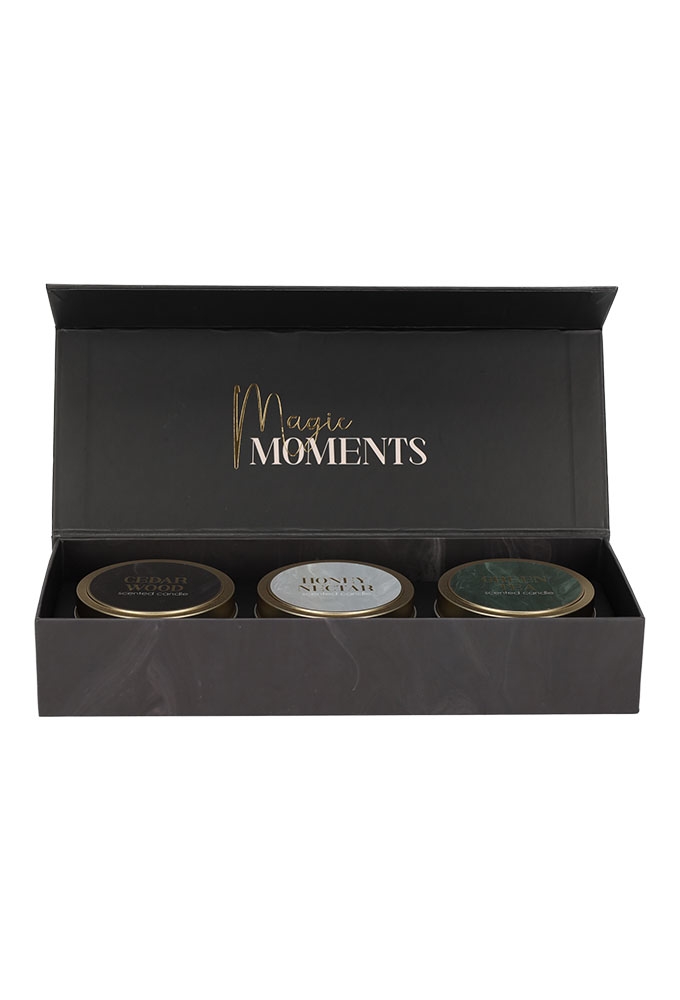 Jens Living Scent of Joy Kaarsen set van 3stuks 7x7x3.7cm 1stuks