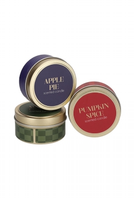 Jens Living Scent of Joy Kaarsen Kerst set van 3stuks 7x7x3.7cm 1stuks Jens Living Scent of Joy Kaarsen Kerst set van 3stuks 7x7x3.7cm 1stuks